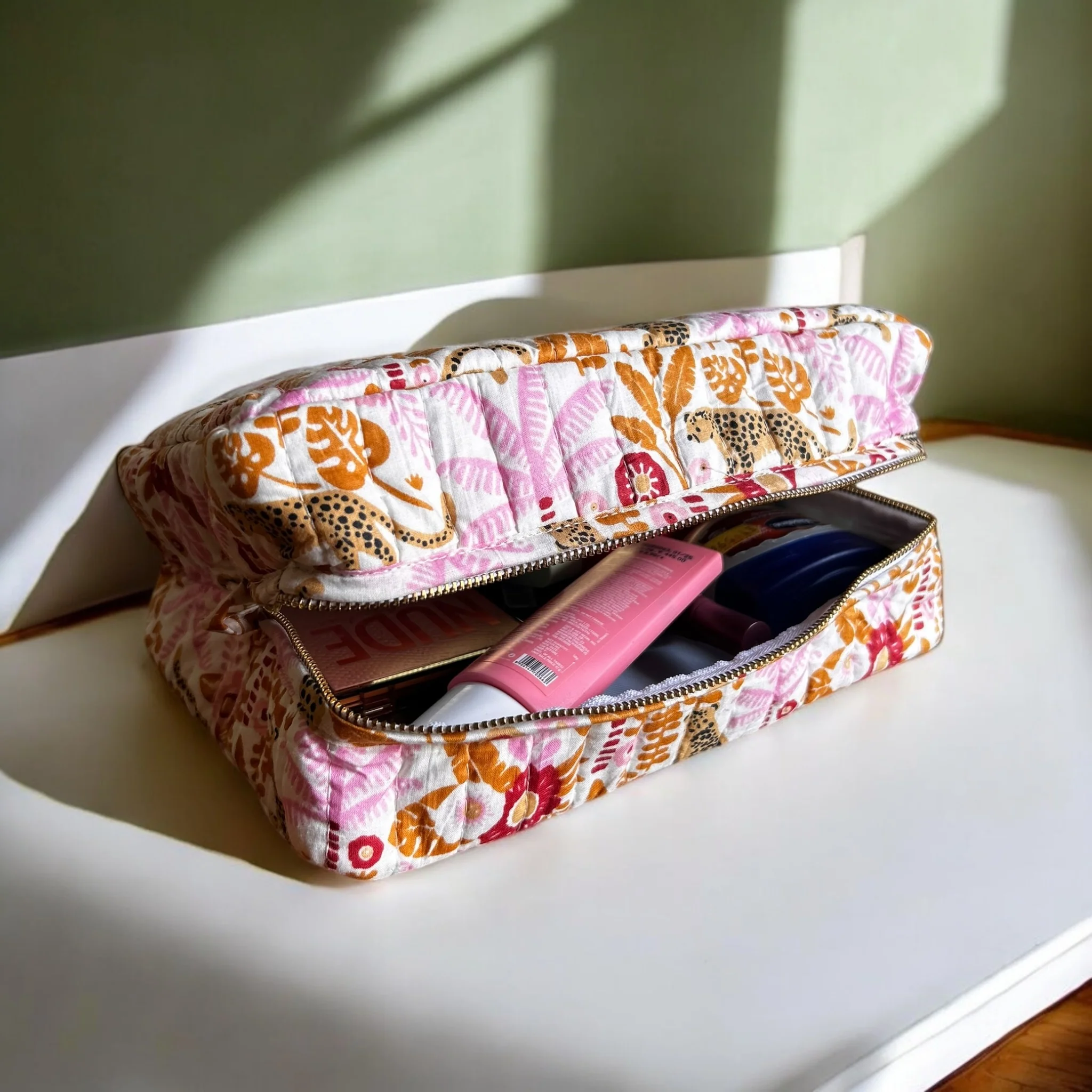Jungle Escape Quilted Tote Bag - Image 9